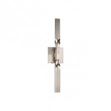 Kuzco WS53224-PT - The Hand-Polished Steel Wall Sconce Is Held To The Wall By A Small Square Plate. A Simple Twist