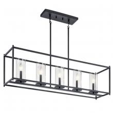  43995BK - Linear Chandelier 5Lt