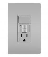 Legrand Radiant CA 1597SWTTRGRY - radiant? Combination Single Pole Switch and Tamper-Reistant 15A Duplex Self-Test GFCI Receptacles