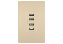 Legrand Radiant CA TM8USB4ICC6 - Quad USB