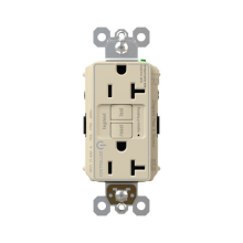 Legrand Radiant CA 2097TRCDLA - radiant? Tamper-Resistant and Dual Controlled 20A Duplex Self-Test GFCI Receptacles with SafeLock?