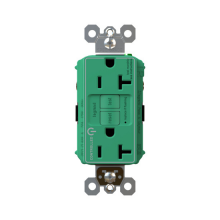 Legrand Radiant CA 2097TRCDGN - radiant? Tamper-Resistant and Dual Controlled 20A Duplex Self-Test GFCI Receptacles with SafeLock?