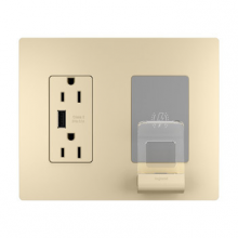 Legrand Radiant CA RWC826USBICCV2 - RAD WIRELESS CHG W3.1 USB 15A REC, V2