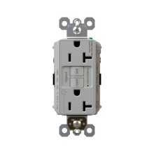 Legrand Radiant CA 2097TRCDGRY - radiant? Tamper-Resistant and Dual Controlled 20A Duplex Self-Test GFCI Receptacles with SafeLock?