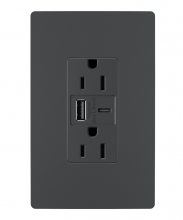 Legrand Radiant CA R26USBAC6G - 3.1 HYB A/C USB+15A DUP