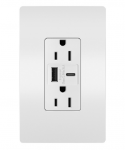 Legrand Radiant CA R26USBACW - 3.1 HYB A/C USB+15A DUP