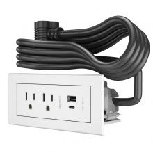 Legrand Radiant CA RDZCWH10 - radiant? FPC USB A/C, 10FT, WH 2 TR OL, 2 USB CHARGING PORTS