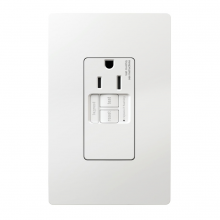 Legrand Radiant CA 1597TRSGLAPLW - radiant? 15A Simplex Sensitive Appliance GFCI Receptacle, White