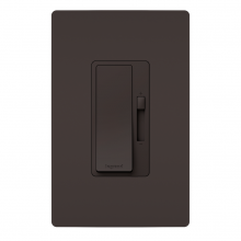 Legrand Radiant CA RHL153PWPDB - radiant? LED Advanced 150W Single Pole 3-Way Dimmer with Wall Plate, Dark Bronze