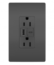 Legrand Radiant CA R26USBACBK - 3.1 HYB A/C USB+15A DUP