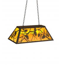  234380 - 33" Long Whispering Pines Oblong Pendant