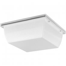  P550113-028-30 - Hard Nox Collection White 12" Square Flush Mount Light