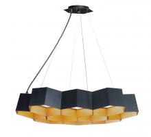 Maxim 30338BKGLD - Honeycomb-Suspension Pendant