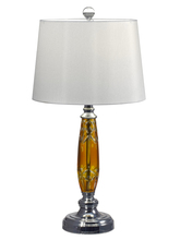  GT17088 - Autumn Lake 24% Lead Hand Cut Crystal Table Lamp