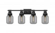 Innovations Lighting 472-4W-TBK-G472-6SM - Somers - 4 Light - 33 inch - Textured Black - Bath Vanity Light