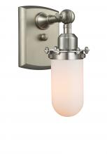  516-1W-SN-CE231-W-LED - Kingsbury - 1 Light - 4 inch - Brushed Satin Nickel - Sconce