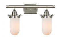  516-2W-SN-CE231-W-LED - Kingsbury - 2 Light - 14 inch - Brushed Satin Nickel - Bath Vanity Light