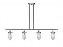  516-4I-SN-CE231-CL-LED - Kingsbury - 4 Light - 48 inch - Brushed Satin Nickel - Cord hung - Island Light