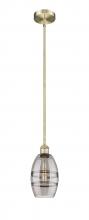  616-1S-AB-G557-6SM - Vaz - 1 Light - 6 inch - Antique Brass - Cord hung - Mini Pendant