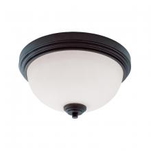 Z-Lite 314F2-BRZ - 2 Light Flush Mount