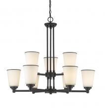 Z-Lite 432-9BRZ - 9 Light Chandelier