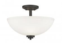 Z-Lite 443SF-BRZ - 3 Light Semi Flush Mount