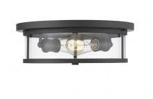 Z-Lite 462F14-BRZ - 2 Light Flush Mount