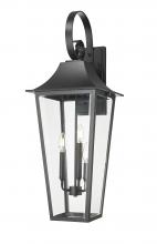 Z-Lite 5008XL-BK - 3 Light Outdoor Wall Light