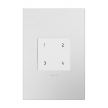 Legrand Canada WNACB40W1 - ADORNE NETATMO WIRELESS SCENE SW,WH