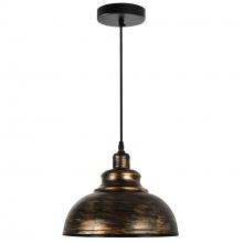 CWI Lighting 9612P11-1-128 - Vogel 1 Light Down Mini Pendant With Antique Copper Finish