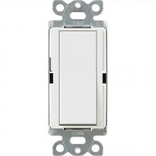 Lutron Electronics CA-1PS-WH - CLARO ACC SINGLE POLE SWITCH 15A WHITE