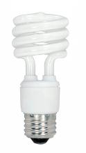 Satco Products Inc. S6238 - 13 Watt; Mini Spiral Compact Fluorescent; 3500K; 82 CRI; Medium base; 120 Volt; 4-pack