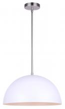 Canarm IPL734B01BNH - Sadie 1 Light Pendant, Nickel Finish