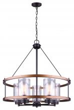 Canarm ICH740A05RBB24 - CANMORE 5 Light Chandelier