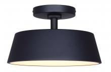 Canarm LOL649BK - BAXLEY LED Integrated Outdoor Ceiling Light, Black Finish