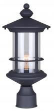 Canarm IOL303BK - Treehouse 1 Light Outdoor Lantern, Black Finish