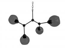 Whitfield CH5711SIDE-4SMBK - 4 Light Chandelier