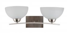 Whitfield VL107-2AWSS - 2 Light Bathroom Vanity