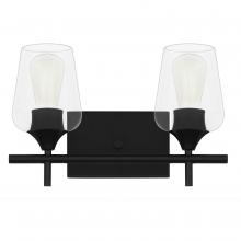 Whitfield VL304-2BK - 2 Light Bathroom Vanity