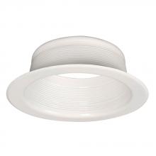 Galaxy Lighting 508WH-1 - 1 Piece Step Baffle Trim - White - 150W