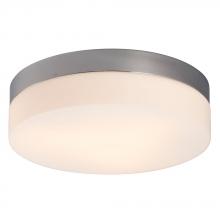 Galaxy Lighting ES612314CH - Flush Mount Ceiling Light - in Polished Chrome finish with Satin White Glass