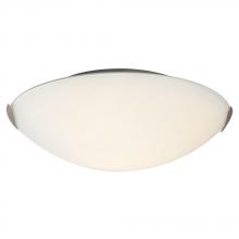 Galaxy Lighting 612413BN-226EB - Flush Mount Ceiling Light - in Brushed Nickel finish with Satin White Glass