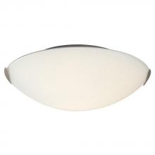 Galaxy Lighting 612413BN - Flushmount - Brushed Nickel with Satin White Glass