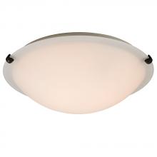 Galaxy Lighting 680116WH-ORB-226EB - Flush Mount Ceiling Light - in Oil Rubbed Bronze finish with White Glass