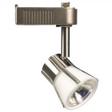 Galaxy Lighting 70135BN/WH - Halogen Track Head - Brushed Nickel w/ White Glass