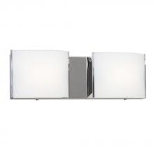 Galaxy Lighting L723307CH016AAC - 120V AC LED Vanity CH 2X8W 3000K DIMMABLE