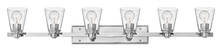 Hinkley Canada 5556CM-CL - Extra Large Six Light Vanity