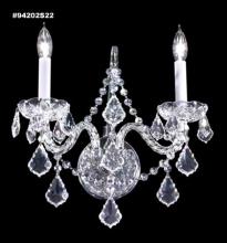 James R Moder 94202S22 - Vienna Glass Arm 2 Arm Wall Sconce