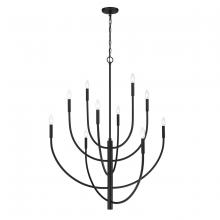 ELK Home 82029/10 - Continuance 42'' Wide 10-Light Chandelier - Charcoal