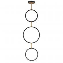 ET2 E24321-BKGLD - Hoopla-Multi-Light Pendant